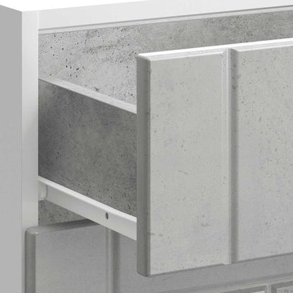 Base da Cucina Lucca Grigio Cemento in Legno Multistrato - homemem39