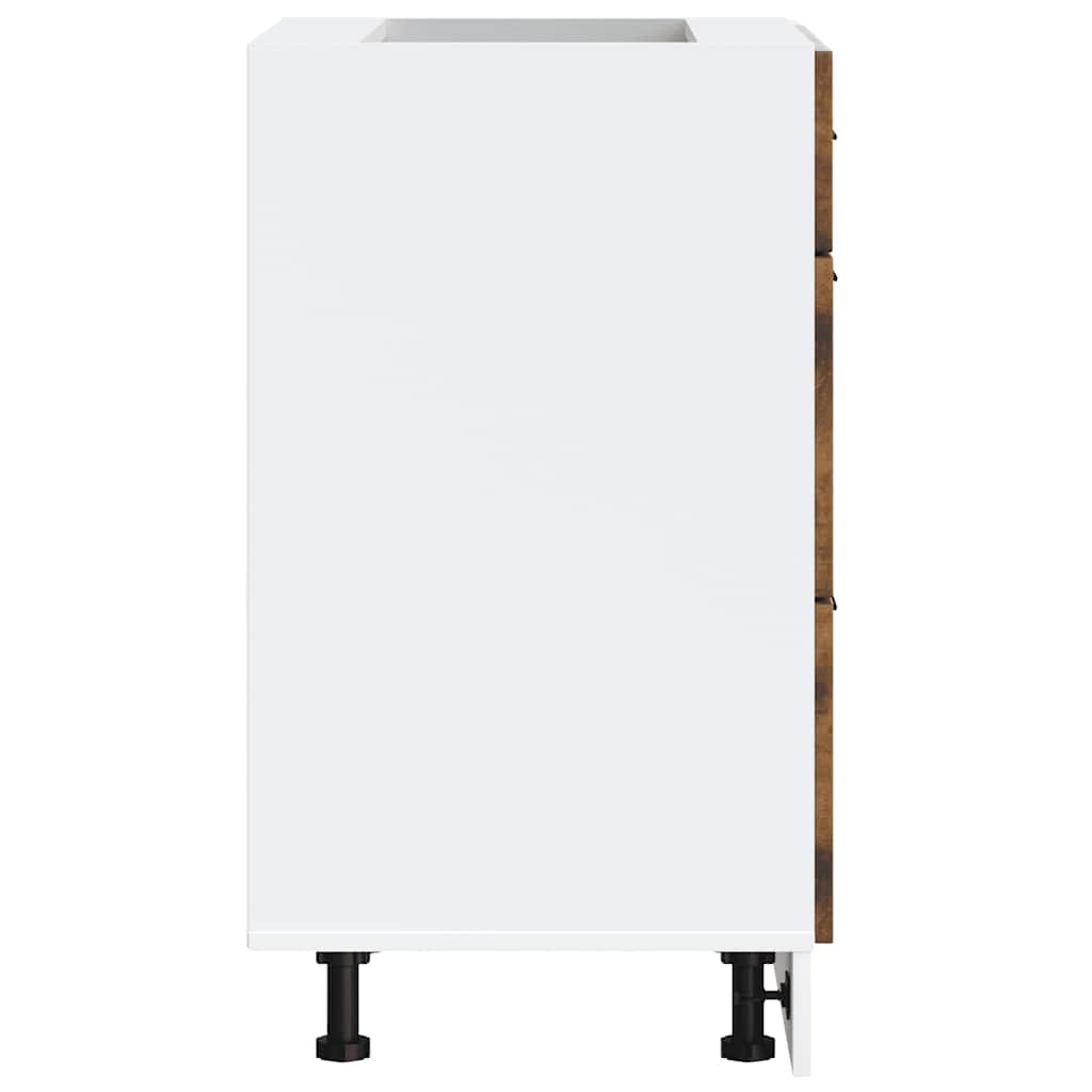 Base da Cucina Lucca Rovere Fumo in Legno Multistrato - homemem39