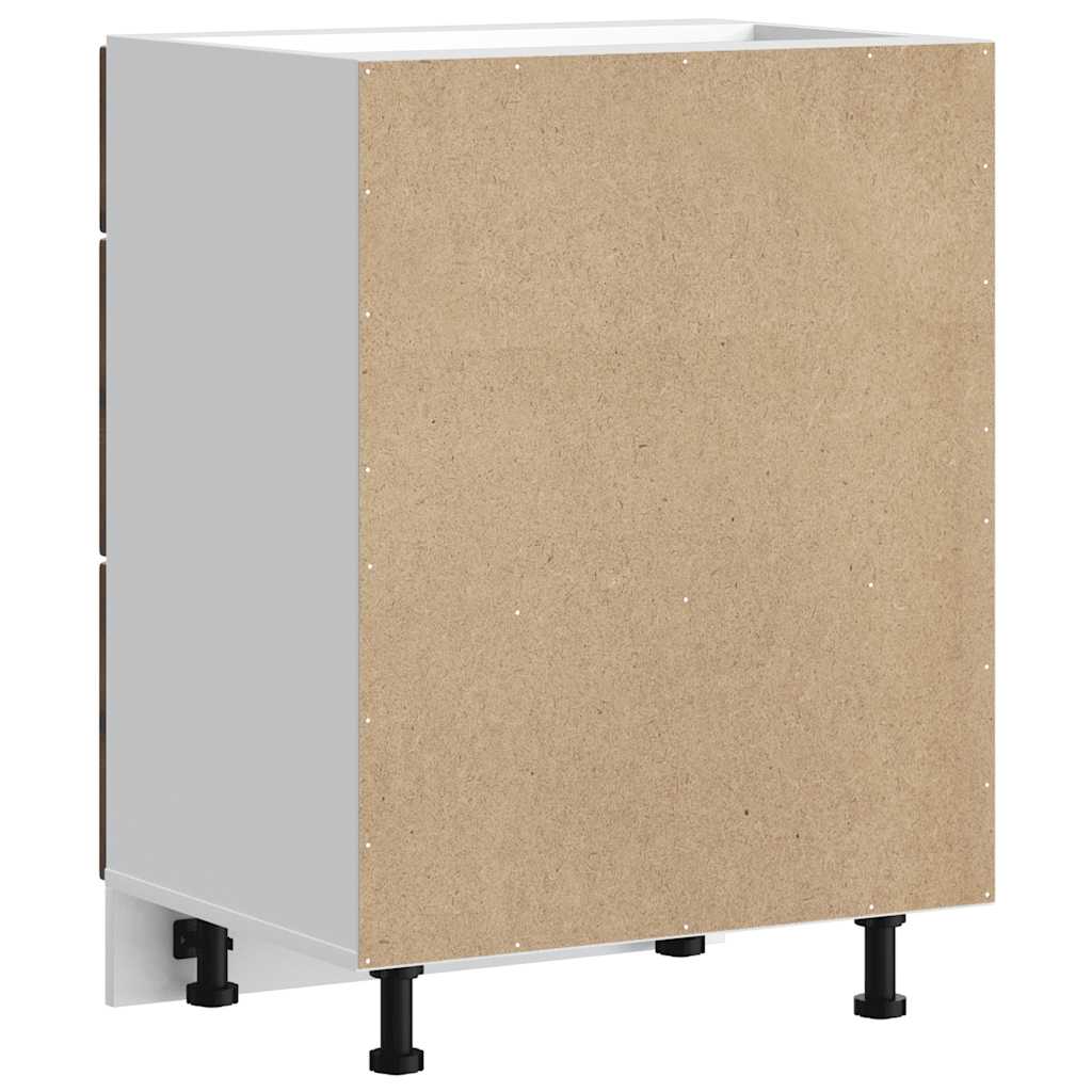 Base da Cucina Lucca Rovere Fumo in Legno Multistrato | homemem39