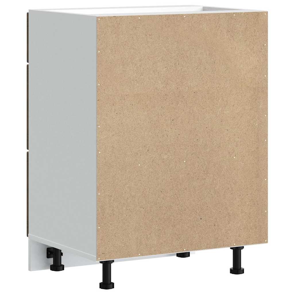 Base da Cucina Lucca Rovere Marrone in Legno Multistrato - homemem39