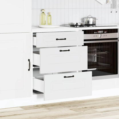 Base da Cucina Kalmar Bianco in Legno Multistrato - homemem39