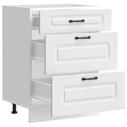 Base da Cucina Kalmar Bianco in Legno Multistrato - homemem39