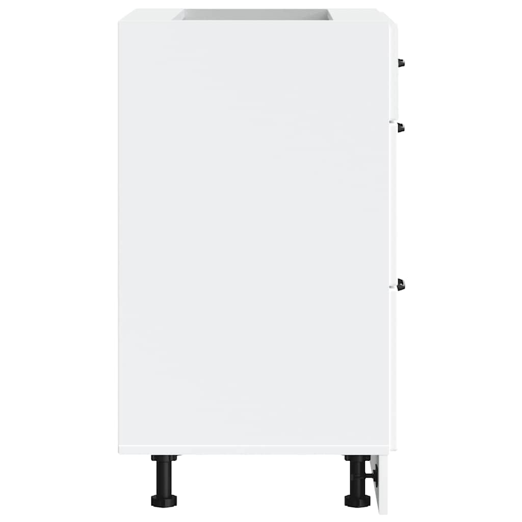 Base da Cucina Kalmar Bianco in Legno Multistrato - homemem39