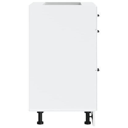 Base da Cucina Kalmar Bianco Lucido in Legno Multistrato - homemem39