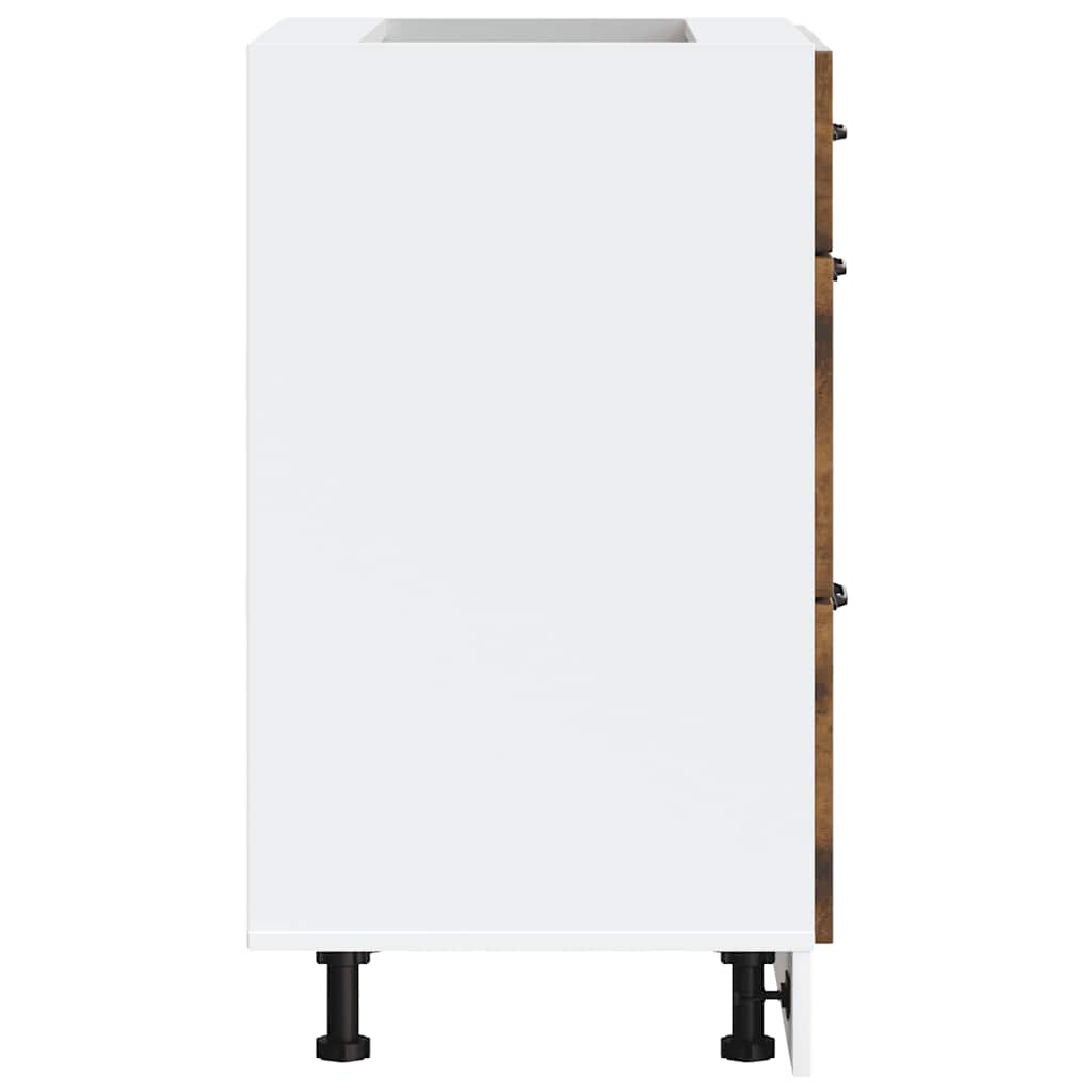 Base da Cucina Kalmar Rovere Fumo in Legno Multistrato - homemem39