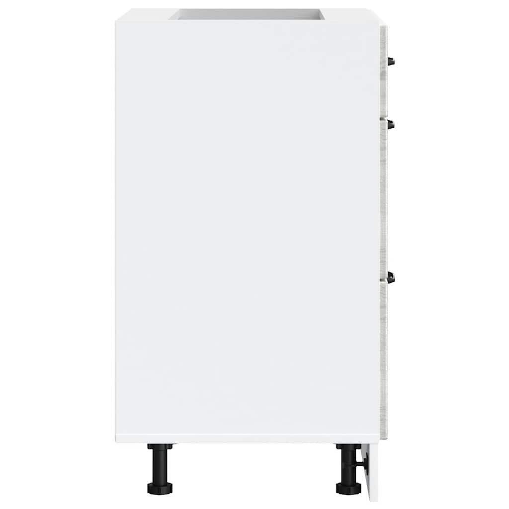 Base da Cucina Kalmar Grigio Sonoma in Legno Multistrato - homemem39