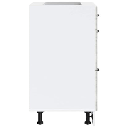 Base da Cucina Kalmar Grigio Sonoma in Legno Multistrato - homemem39