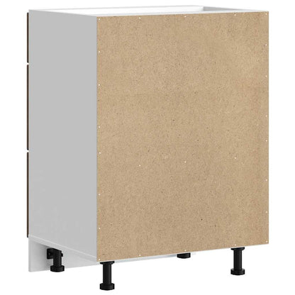 Base da Cucina Kalmar Rovere Marrone in Legno Multistrato - homemem39