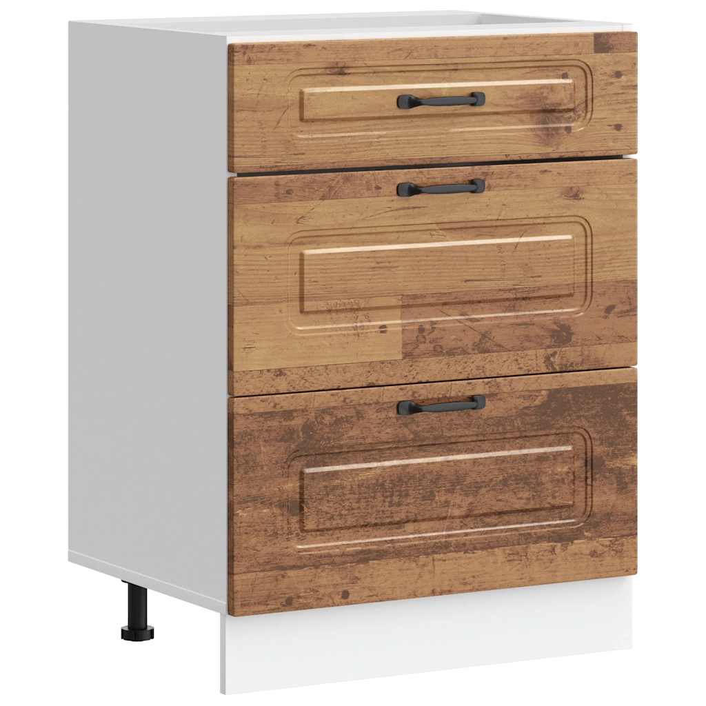 Base da Cucina Kalmar Legno Vecchio in Legno Multistrato | homemem39