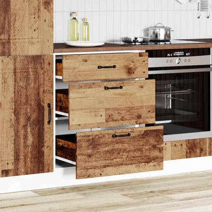 Base da Cucina Kalmar Legno Vecchio in Legno Multistrato