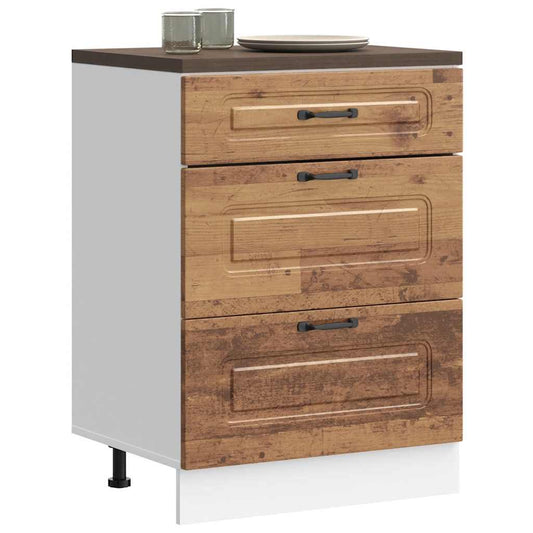 Base da Cucina Kalmar Legno Vecchio in Legno Multistrato | homemem39