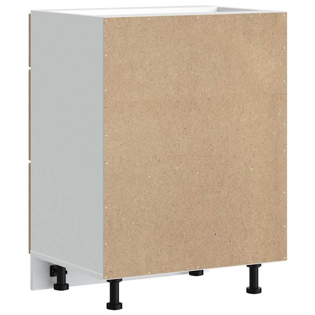 Base da Cucina Kalmar Rovere Artigianale in Legno Multistrato - homemem39