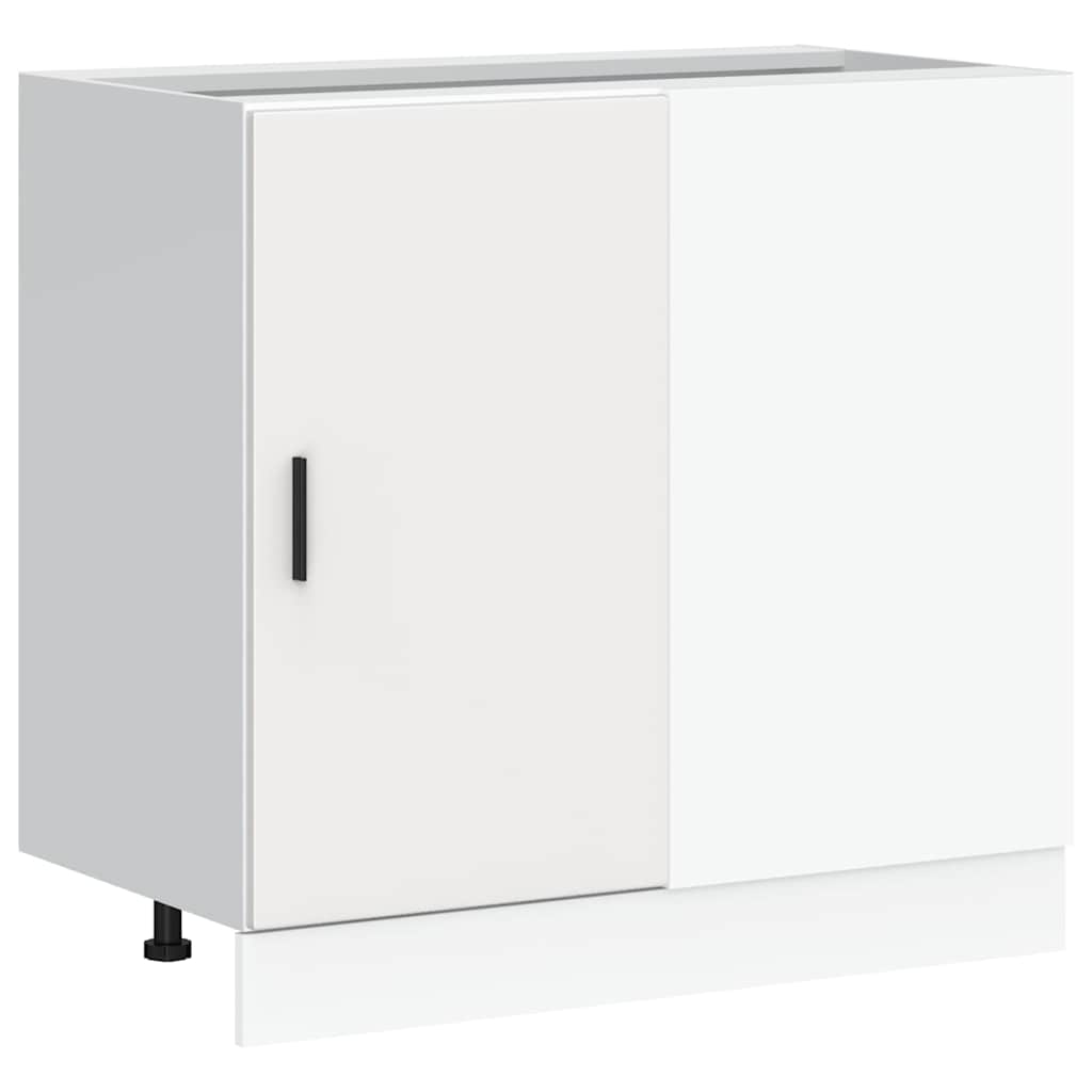 Mobile Base Lavello “Lyon” Bianco in Legno Multistrato