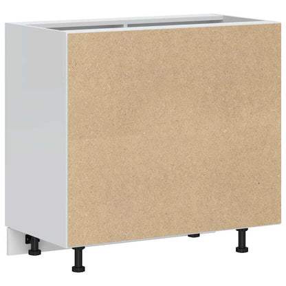 Mobile Base Lavello “Lyon” Bianco in Legno Multistrato | homemem39