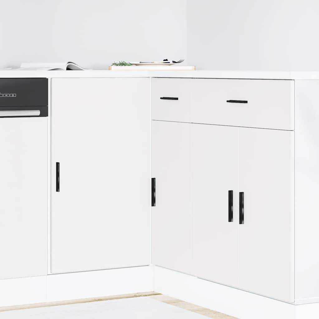 Mobile Base Lavello “Lyon” Bianco in Legno Multistrato