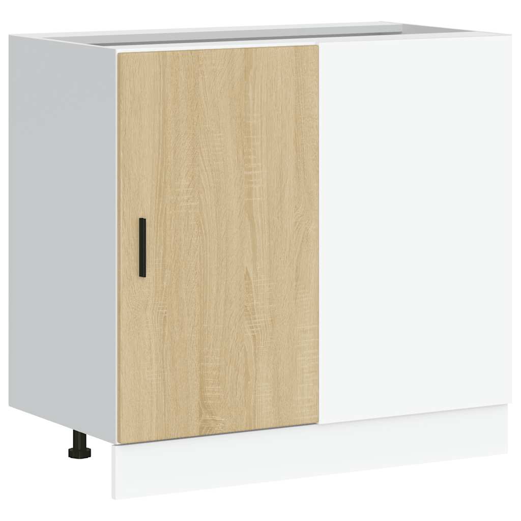Mobile Base Lavello “Lyon” Rovere Sonoma in Legno Multistrato | homemem39