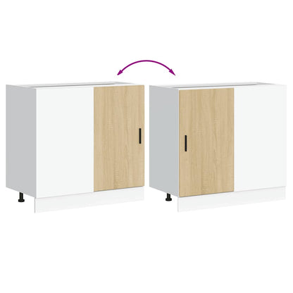 Mobile base da cucina “Lyon” Rovere Sonoma in Legno Multistrato - homemem39