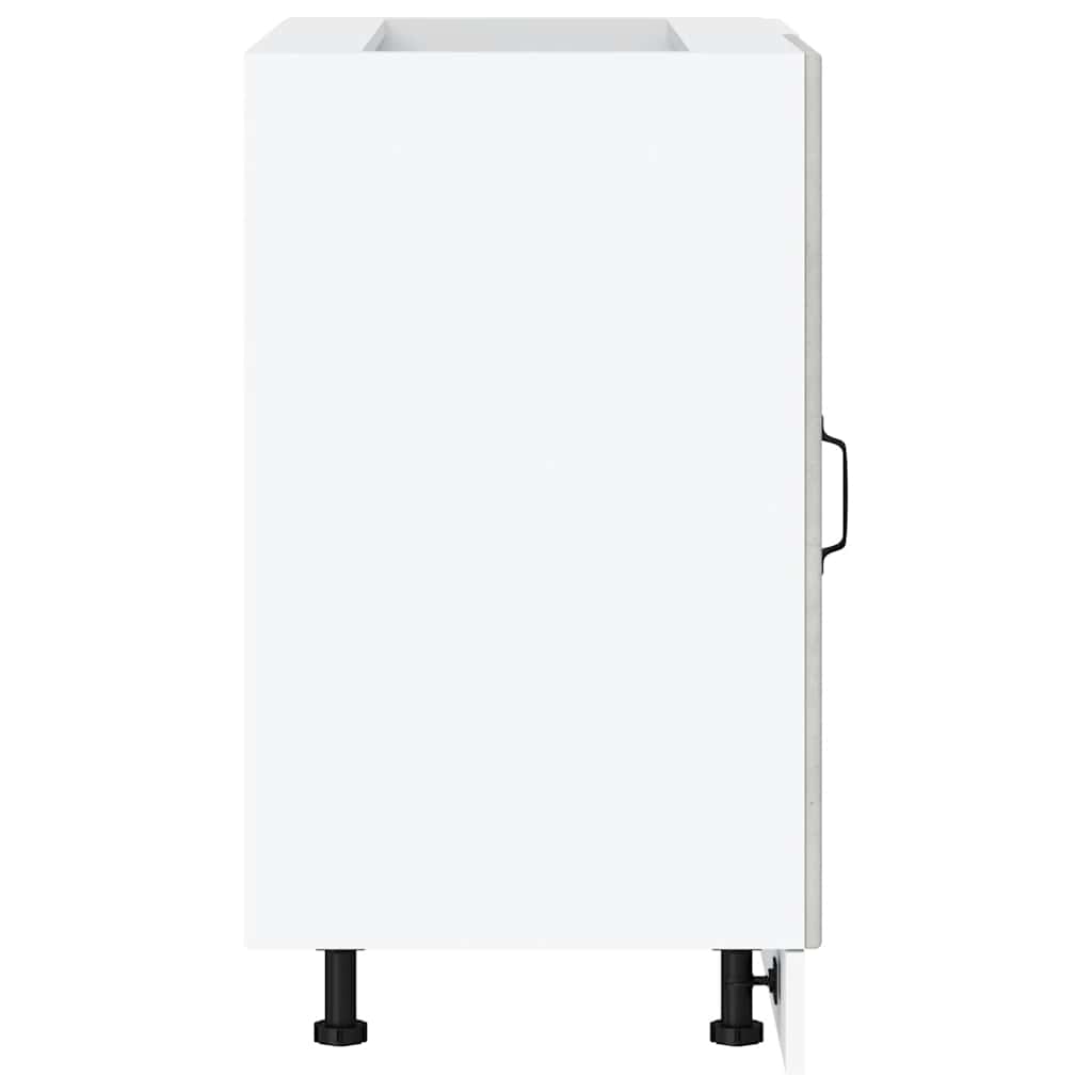 Mobile base da cucina “Lyon” Grigio Cemento in Legno Multistrato - homemem39