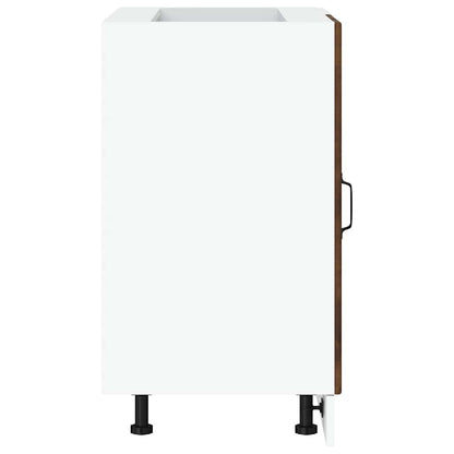 Mobile Base Lavello “Lyon” Rovere Fumo in Legno Multistrato | homemem39