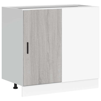 Mobile Base Lavello “Lyon” Grigio Sonoma in Legno Multistrato