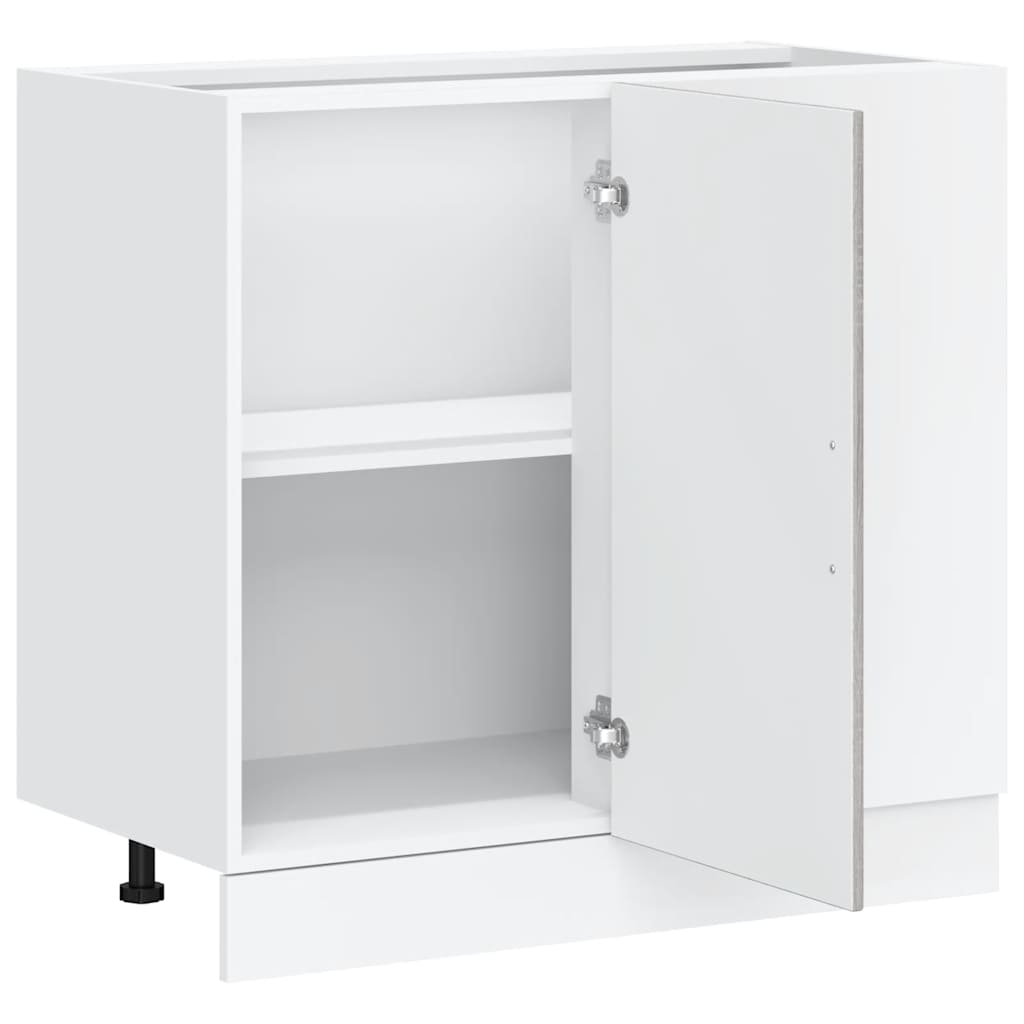 Mobile Base Lavello “Lyon” Grigio Sonoma in Legno Multistrato | homemem39
