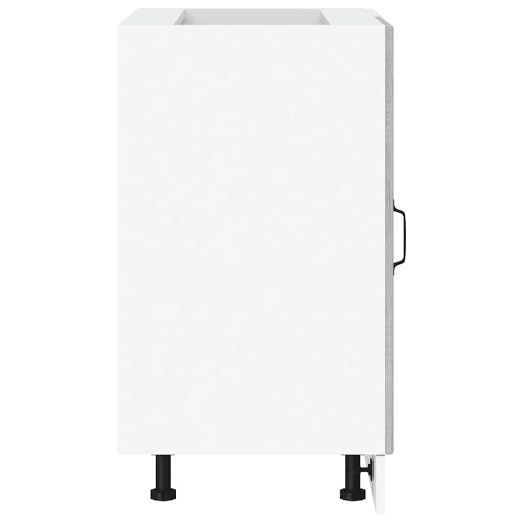 Mobile base da cucina “Lyon” Grigio Sonoma in Legno Multistrato - homemem39