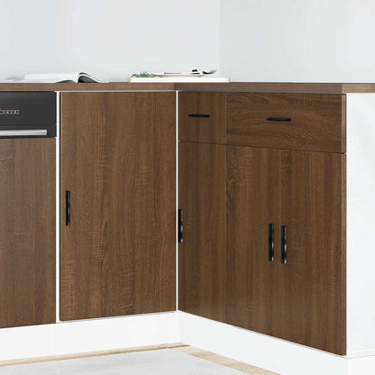 Mobile base da cucina “Lyon” Rovere Marrone in Legno Multistrato - homemem39