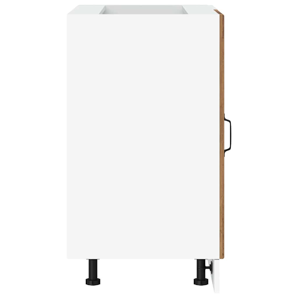 Mobile Base Lavello “Lyon” Legno Antico in Legno Multistrato - homemem39