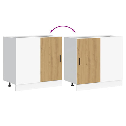 Mobile Base Lavello “Lyon” Rovere Artigianale