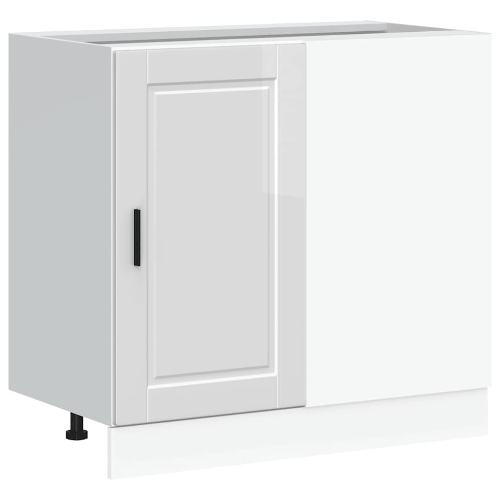 Mobiletto da cucina "Porto" Bianco lucido in legno ingegnerizzato