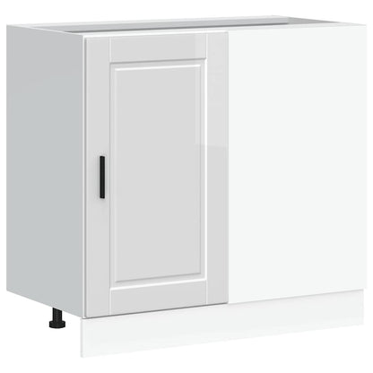 Mobiletto da cucina "Porto" Bianco lucido in legno ingegnerizzato