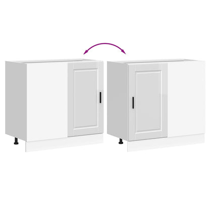 Base da Cucina Porto Bianco Lucido in Legno Multistrato - homemem39