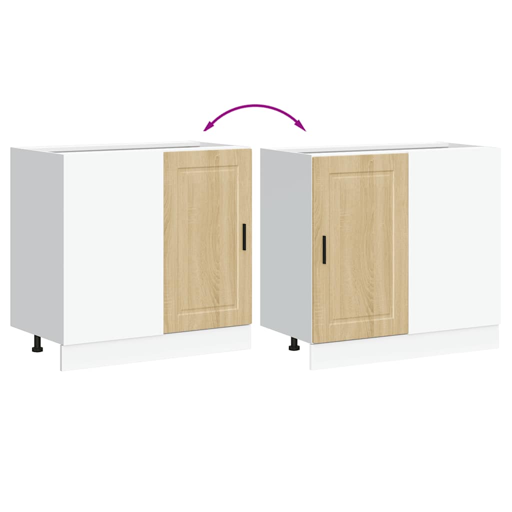 Base da Cucina Porto Rovere Sonoma in Legno Multistrato - homemem39