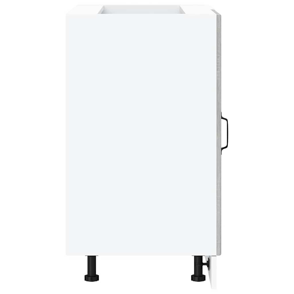 Base da Cucina Porto Grigio Sonoma in Legno Multistrato - homemem39