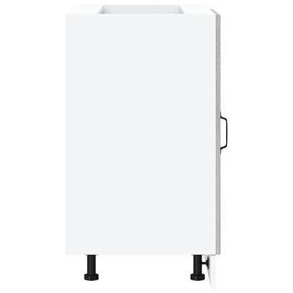 Base da Cucina Porto Grigio Sonoma in Legno Multistrato - homemem39