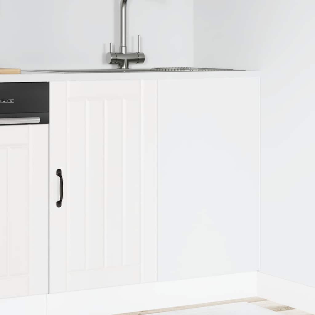 Mobile base da cucina Lucca Bianco in Legno Multistrato | homemem39