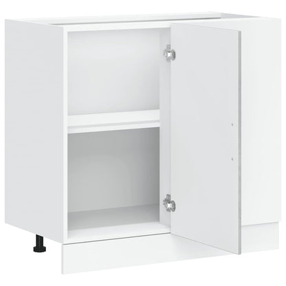 Mobile base da cucina Lucca Grigio Cemento in Legno Multistrato - homemem39