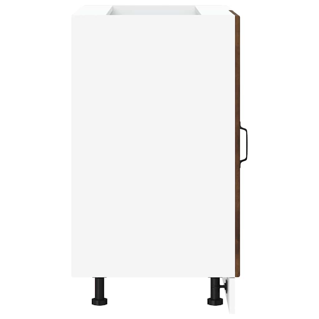 Mobile base da cucina Lucca Rovere Fumo in Legno Multistrato - homemem39