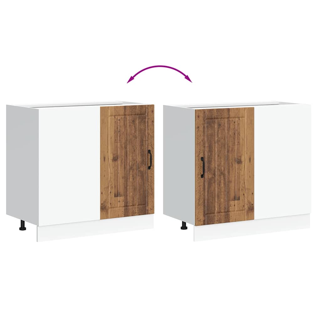 Mobile base da cucina Lucca Legno Antico in Legno Multistrato - homemem39