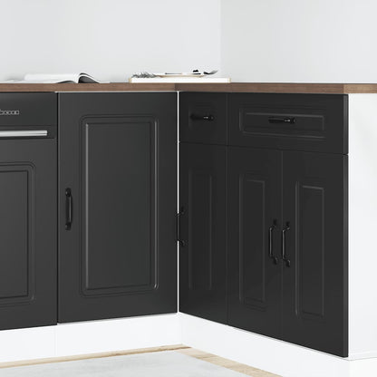 Base da Cucina Kalmar Nero in Legno Multistrato - homemem39
