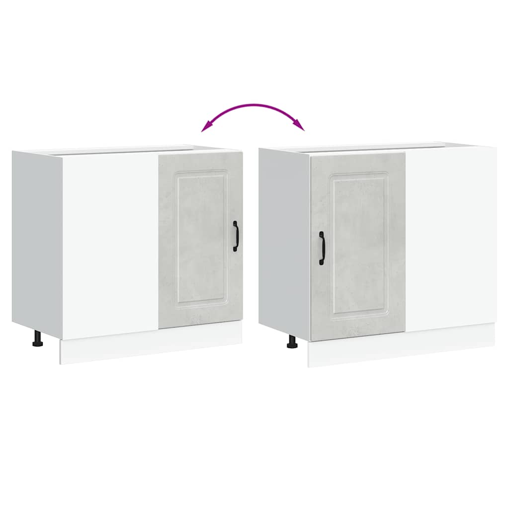 Base da Cucina Kalmar Grigio Cemento in Legno Multistrato