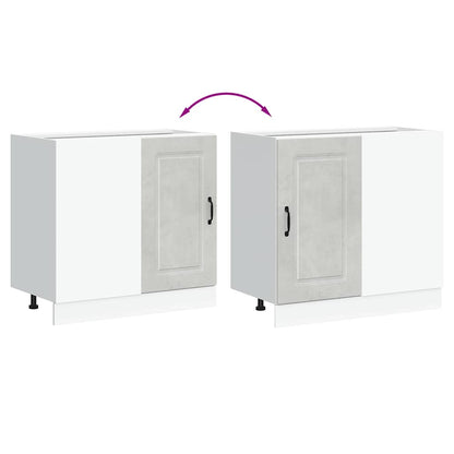 Base da Cucina Kalmar Grigio Cemento in Legno Multistrato