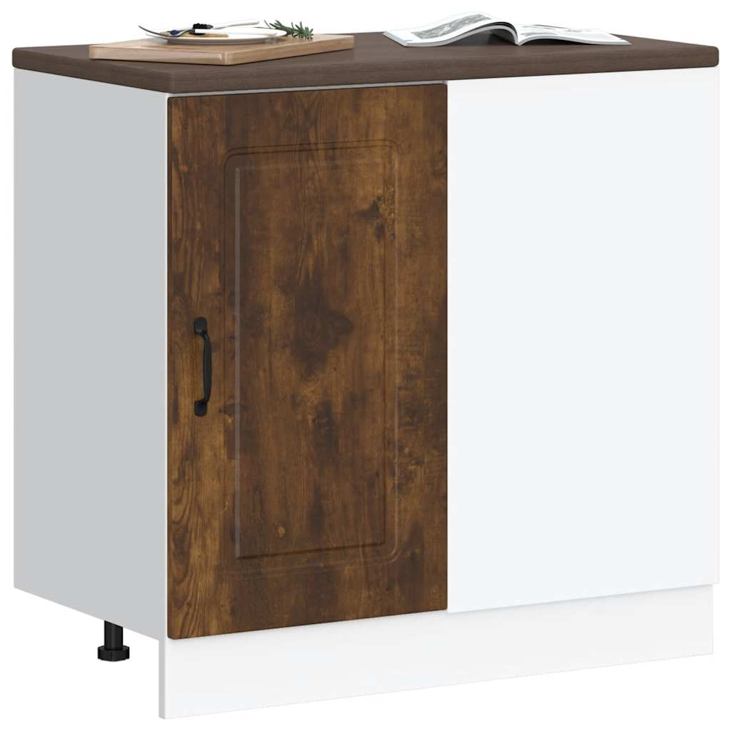 Base da Cucina Kalmar Rovere Fumo in Legno Multistrato
