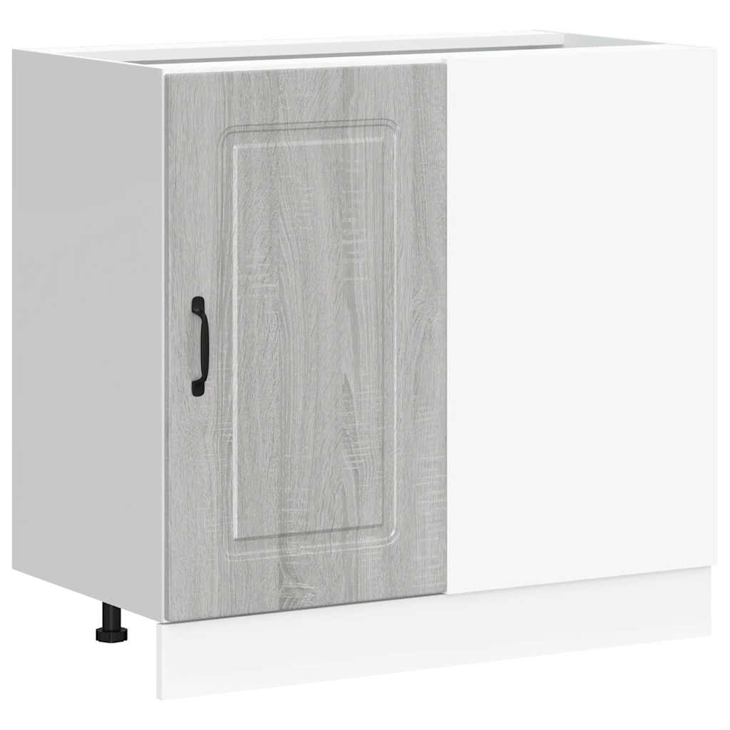 Base da Cucina Kalmar Grigio Sonoma in Legno Multistrato | homemem39