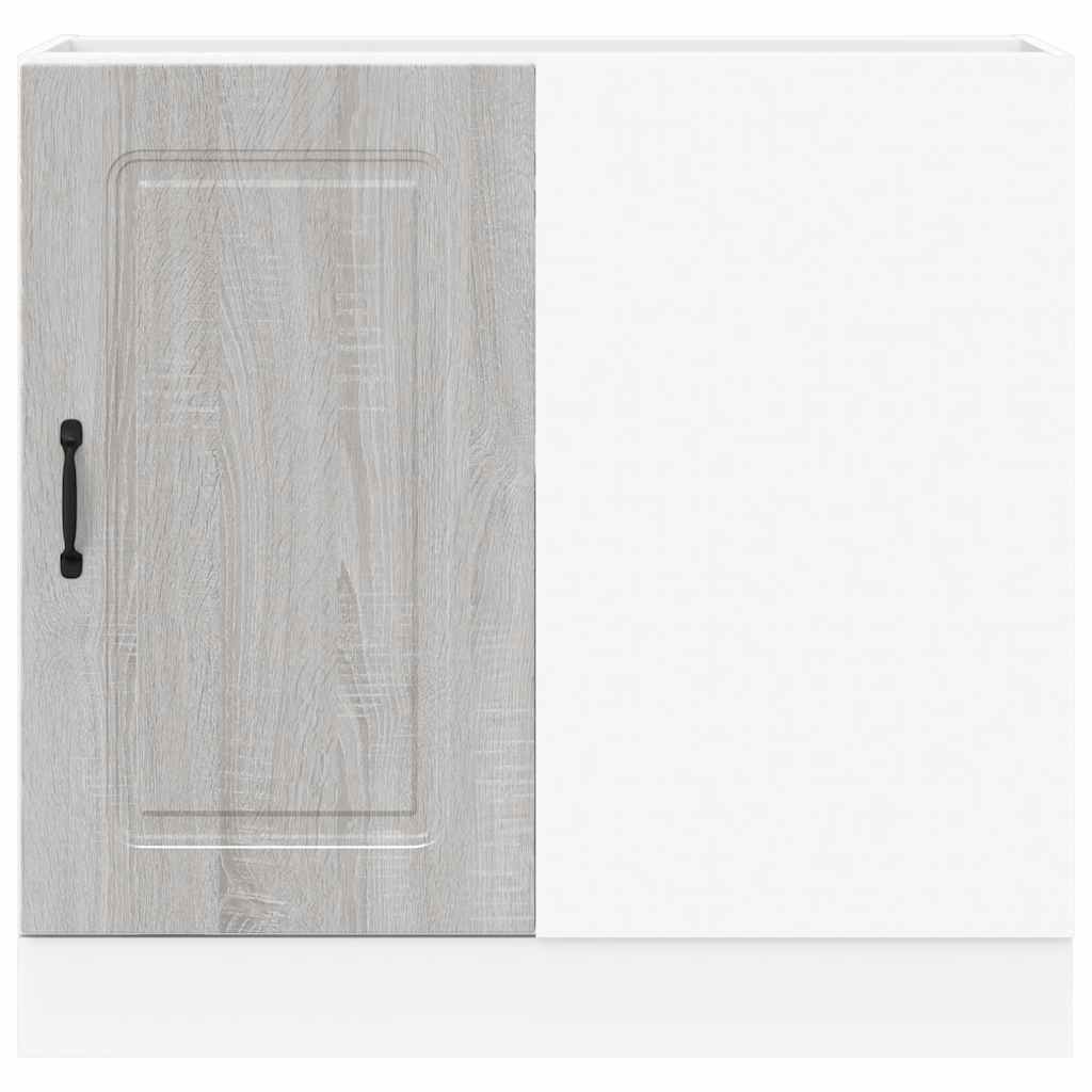 Base da Cucina Kalmar Grigio Sonoma in Legno Multistrato