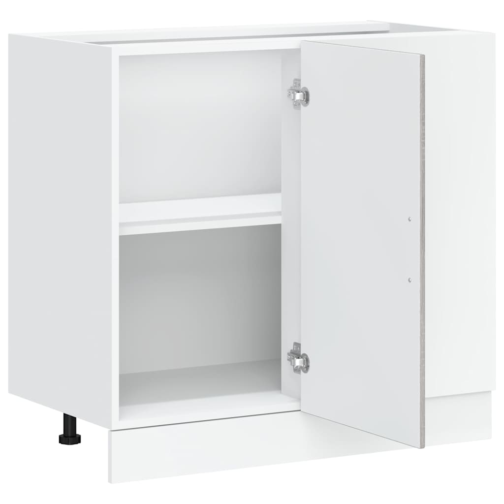 Base da Cucina Kalmar Grigio Sonoma in Legno Multistrato | homemem39