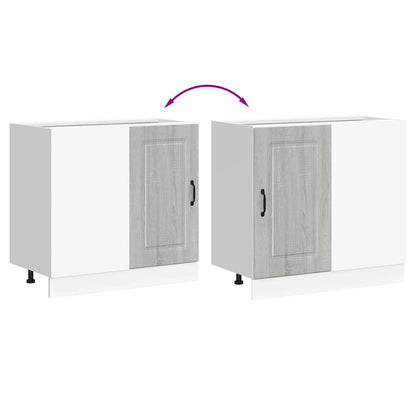 Base da Cucina Kalmar Grigio Sonoma in Legno Multistrato - homemem39