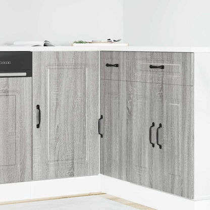 Base da Cucina Kalmar Grigio Sonoma in Legno Multistrato