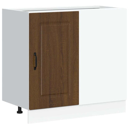 Base da Cucina Kalmar Rovere Marrone in Legno Multistrato