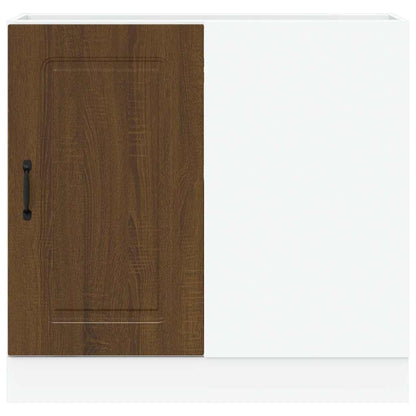 Base da Cucina Kalmar Rovere Marrone in Legno Multistrato